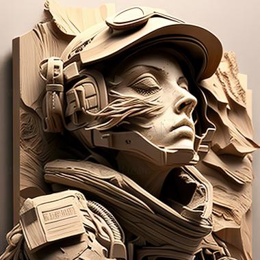 3D model Ashley Wood (STL)